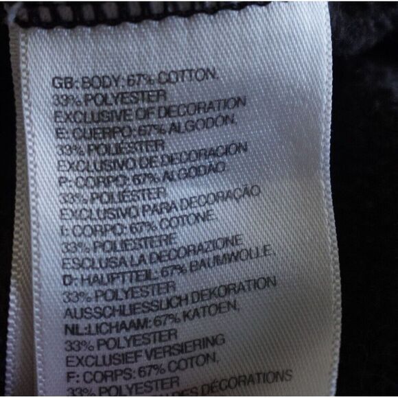 The North Face Sweatshirt Hoodie XL Black Pullover Dome Logo Spellout Sweater - Picture 6 of 8